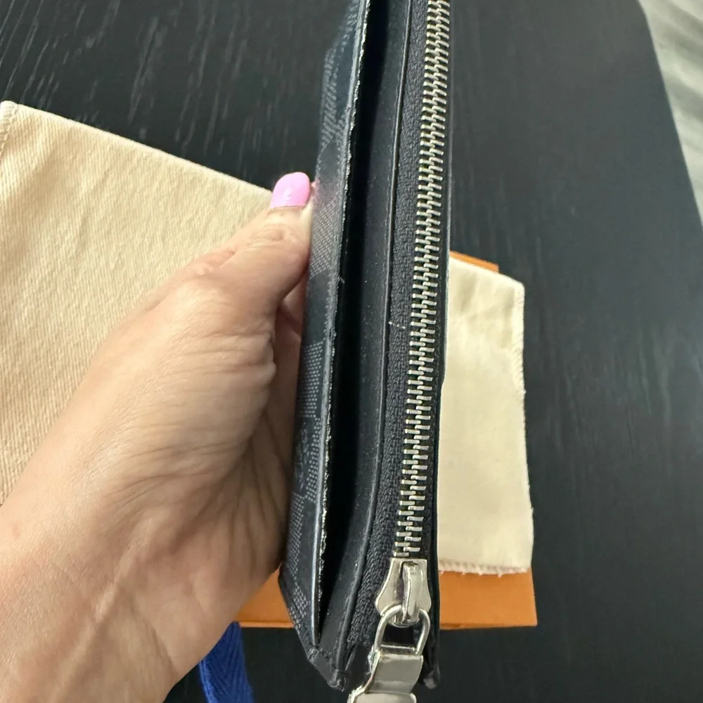 Louis Vuitton Graphite Checkered Card Holder